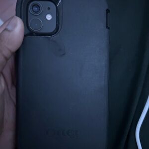 OtterBox Black Protective Phone Case and the iphone 12